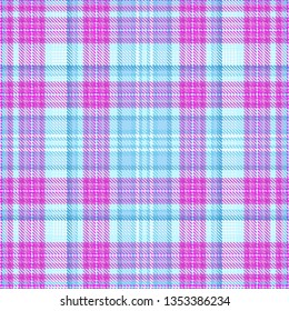 Tartan, plaid pattern seamless vector illustration. Checkered texture for clothing fabric prints, web design, home textile.