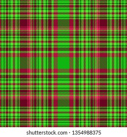 Tartan, plaid pattern seamless vector illustration. Checkered texture for clothing fabric prints, web design, home textile.