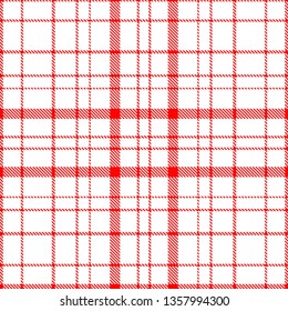 Tartan, plaid pattern seamless vector illustration. Checkered texture for clothing fabric prints, web design, home textile.