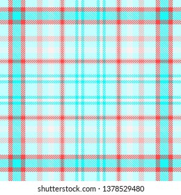 Tartan, plaid pattern seamless vector illustration. Checkered texture for clothing fabric prints, web design, home textile.