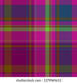 Tartan, plaid pattern seamless vector illustration. Checkered texture for clothing fabric prints, web design, home textile.