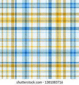 Tartan, plaid pattern seamless vector illustration. Checkered texture for clothing fabric prints, web design, home textile.
