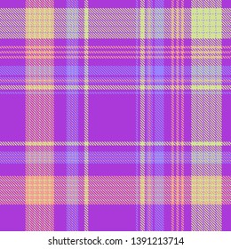 Tartan, plaid pattern seamless vector illustration. Checkered texture for clothing fabric prints, web design, home textile.