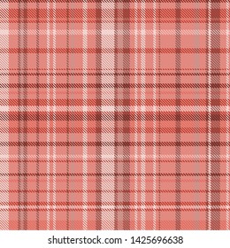 Tartan, plaid pattern seamless vector illustration. Checkered texture for clothing fabric prints, web design, home textile.