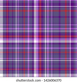 Tartan, plaid pattern seamless vector illustration. Checkered texture for clothing fabric prints, web design, home textile.