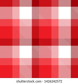 Tartan, plaid pattern seamless vector illustration. Checkered texture for clothing fabric prints, web design, home textile.