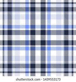 Tartan, plaid pattern seamless vector illustration. Checkered texture for clothing fabric prints, web design, home textile.