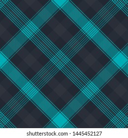 Tartan, plaid pattern seamless vector illustration. Checkered texture for clothing fabric prints, web design, home textile.