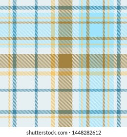 Tartan, plaid pattern seamless vector illustration. Checkered texture for clothing fabric prints, web design, home textile.