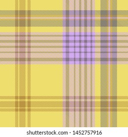 Tartan, plaid pattern seamless vector illustration. Checkered texture for clothing fabric prints, web design, home textile.