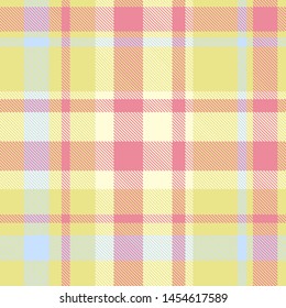 Tartan, plaid pattern seamless vector illustration. Checkered texture for clothing fabric prints, web design, home textile.