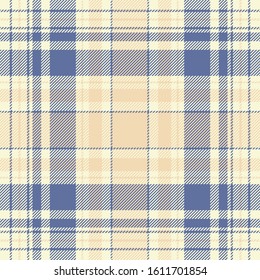 Tartan, plaid pattern seamless vector illustration. Checkered texture for clothing fabric prints, web design, home textile.