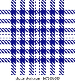 Tartan, plaid pattern seamless vector illustration. Checkered texture for clothing fabric prints, web design, home textile.