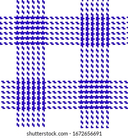 Tartán, patrón de trenzado perfectamente ilustración vectorial. Textura de tela de tela de tela de prendas de vestir, diseño web, textil doméstico.