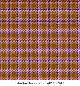 Tartan, plaid pattern seamless vector illustration. Checkered texture for clothing fabric prints, web design, home textile.