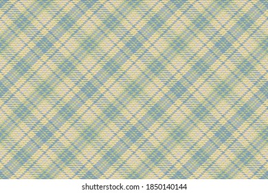 Tartan plaid pattern seamless vector background. Check plaid for flannel shirt, blanket, throw, or other modern textile design. 