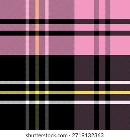 Tartán, patrón a cuadros, Ilustración vectorial sin costuras, a cuadros sin costuras, patrón de tela Vector Textura Pack