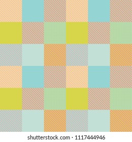 tartan plaid pattern in summer tone.