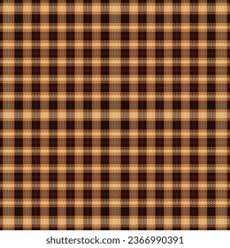 Tartan plaid pattern with texture and coffee color. Vector illustration.