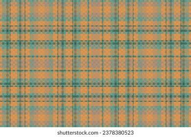 Tartan plaid pattern with texture and coffee color. Vector illustration.