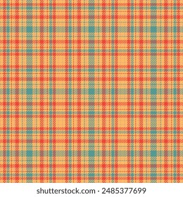 Tartan plaid pattern with texture and coffee color. Vector illustration.