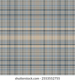 Tartan plaid pattern with texture and coffee color. Vector illustration.