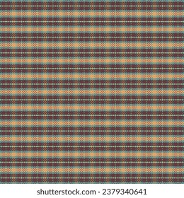 Tartan plaid pattern with texture and nature color. Vector illustration.
