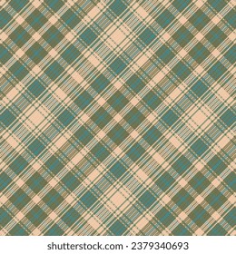 Tartán trenzado patrón con textura y color natural. Ilustración vectorial.