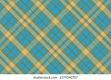 Tartán trenzado patrón con textura y color natural. Ilustración vectorial.