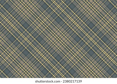 Tartan plaid pattern with texture and nature color. Vector illustration.