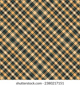 Tartan plaid pattern with texture and nature color. Vector illustration.