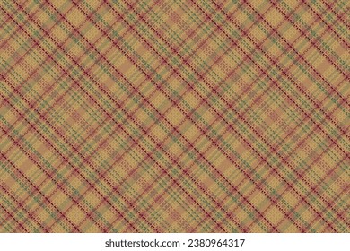 Tartan plaid pattern with texture and nature color. Vector illustration.