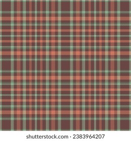 Tartan plaid pattern with texture and nature color. Vector illustration.