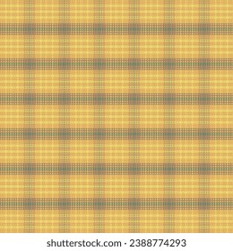 Tartan-Muster mit Textur und Naturfarbe. Vektorgrafik.