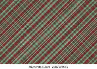 Tartan plaid pattern with texture and retro color. Vector illustration.