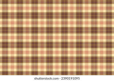 Tartan plaid pattern with texture and retro color. Vector illustration.