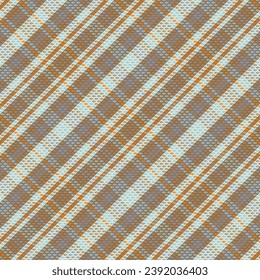Tartan plaid pattern with texture and retro color. Vector illustration.