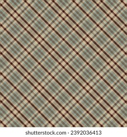 Tartan-Muster mit Textur und Retro-Farbe. Vektorgrafik.