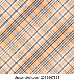 Tartan plaid pattern with texture and retro color. Vector illustration.