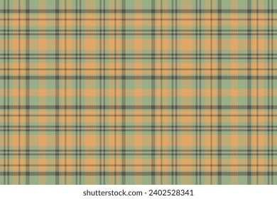 Tartan plaid pattern with texture and summer color. Vector illustration.