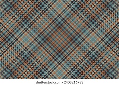Tartan-Muster mit Textur und Sommerfarbe. Vektorgrafik.