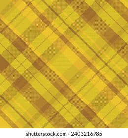 Tartan plaid pattern with texture and summer color. Vector illustration.