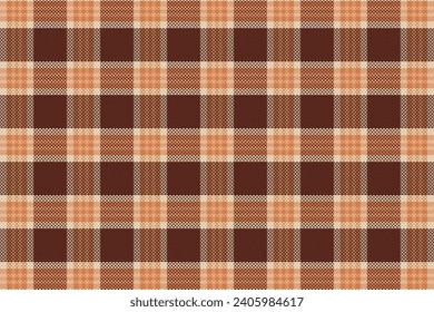 Tartan plaid pattern with texture and summer color. Vector illustration.