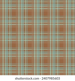 Tartan plaid pattern with texture and summer color. Vector illustration.