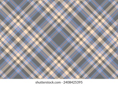 Tartan plaid pattern with texture and summer color. Vector illustration.