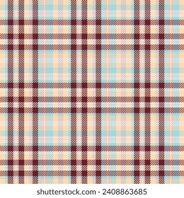 Tartan plaid pattern with texture and summer color. Vector illustration.