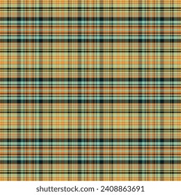 Tartan plaid pattern with texture and summer color. Vector illustration.