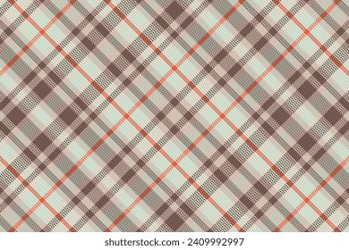 Tartan plaid pattern with texture and summer color. Vector illustration.
