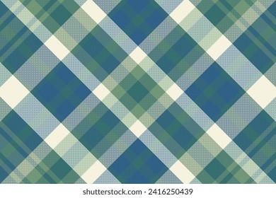 Tartan plaid pattern with texture and summer color. Vector illustration.