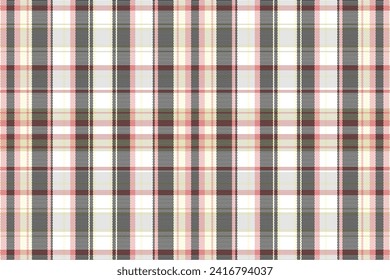 Tartan plaid pattern with texture and summer color. Vector illustration.